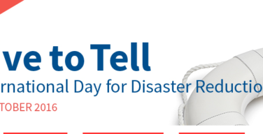 International Day for Disaster Reduction 2016