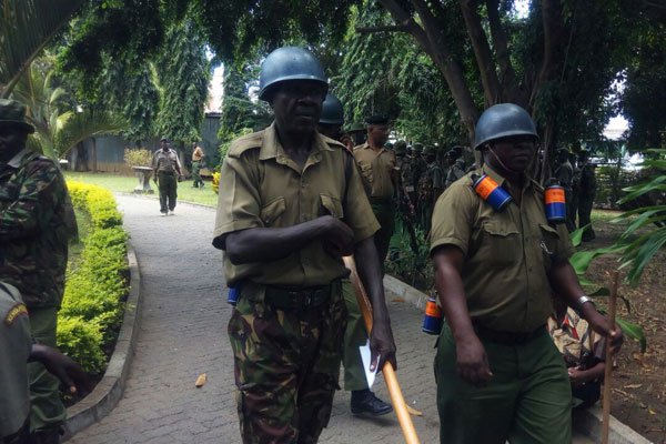 Police,NASA supporters Clash Over Anti-IEBC Demos Ban
