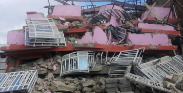 Collapsed Kakamega building
