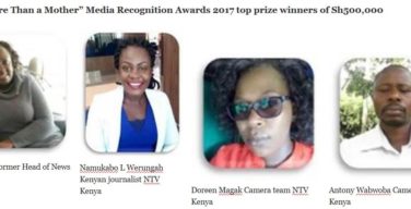 Top winners of Merck More Than a Mother media recognition awards