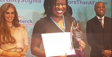 Stephanie Odhiambo, Merck More Than A Mother award winner on July 9, 2018