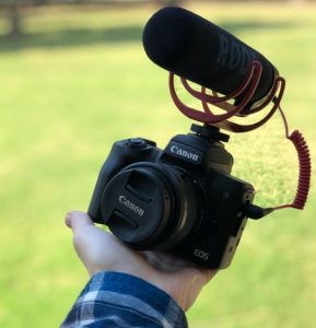 Use external mic for clean audion on Canon EOS M50n Canon M50
